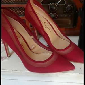 Jessica Simpson Red Stilettos